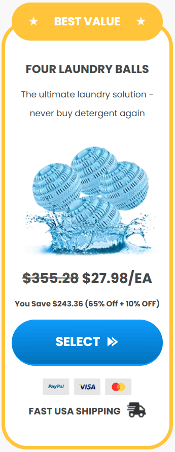 Odor Crush Laundry Balls 12